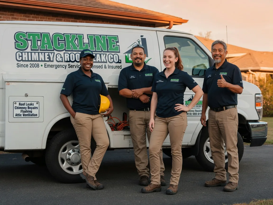 Chimney flashing repair company in Tye, TX